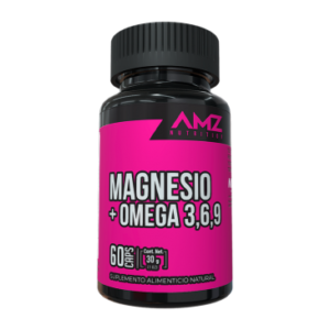 VITAMINAS AMZ MAGNESIO + OMEGA 3,6,9  BACH 60 CAPSULAS
